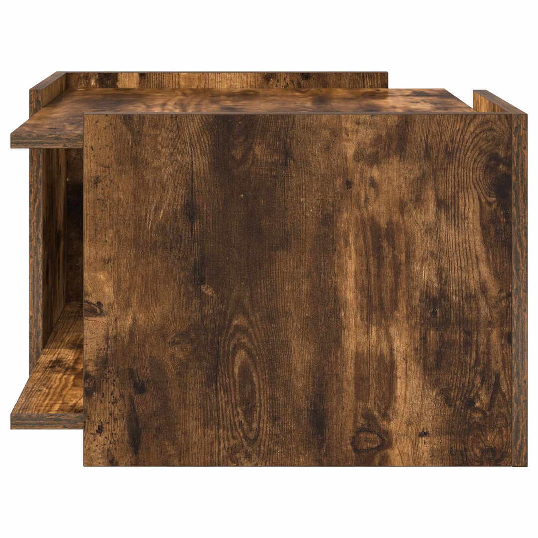 Sofabord Røget eg 50,5 x 50 x 33 cm Konstrueret træ