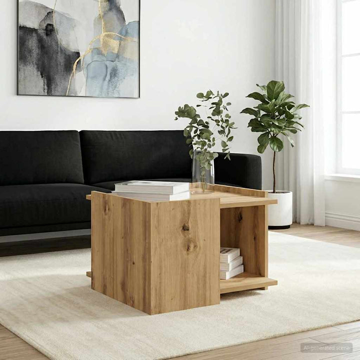 Sofabord Artisan-eg 50,5 x 50 x 33 cm Konstrueret træ