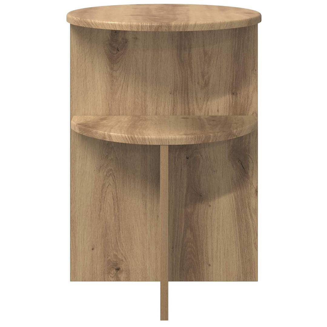 Sidebord Artisan-eg Ø 39,5 x 55 cm Konstrueret træ