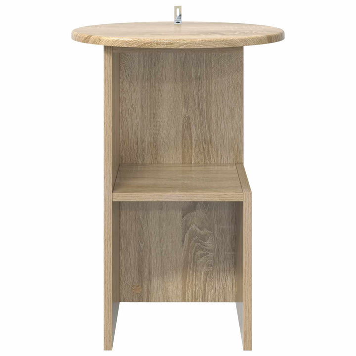 Sidebord Sonoma-eg Ø 39,5 x 55 cm Konstrueret træ