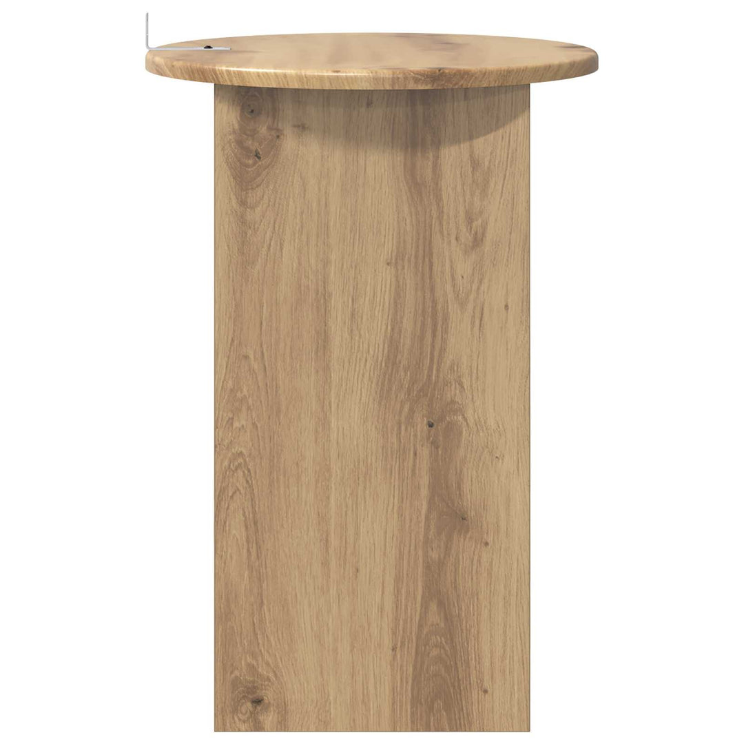 Sidebord Artisan-eg Ø 39,5 x 55 cm Konstrueret træ