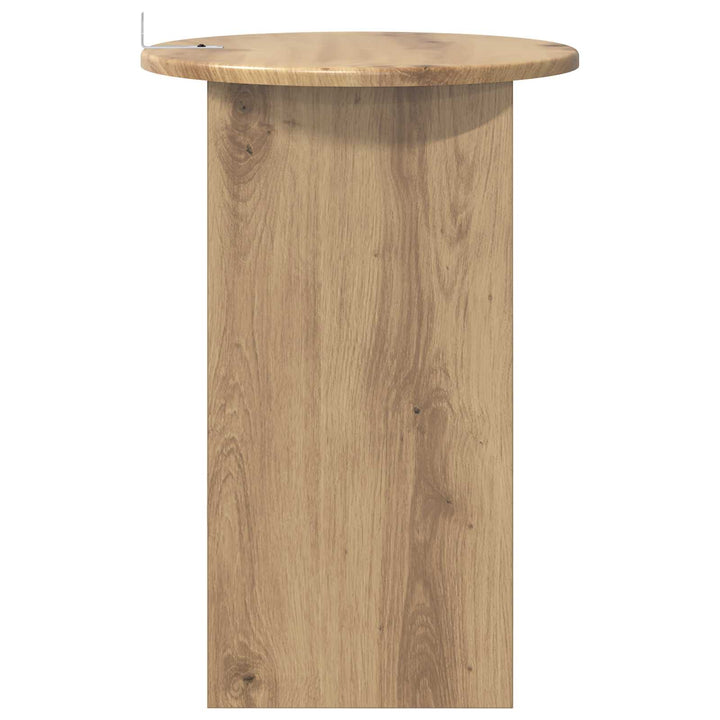Sidebord Artisan-eg Ø 39,5 x 55 cm Konstrueret træ