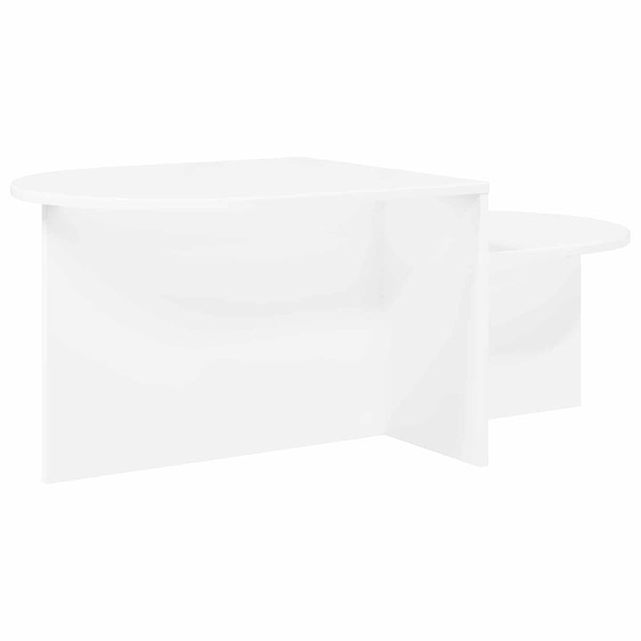 Sofabord Hvid 100 x 50 x 40 cm Konstrueret træ