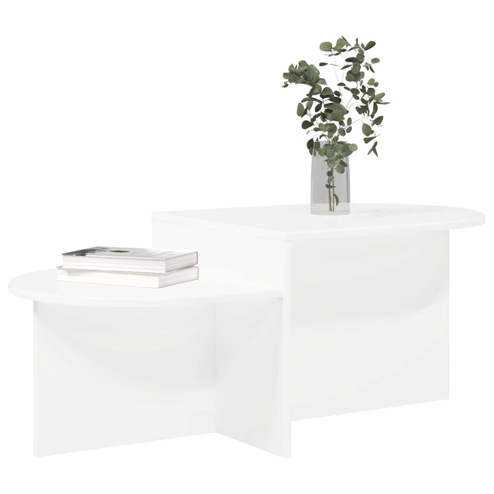 Sofabord Hvid 100 x 50 x 40 cm Konstrueret træ