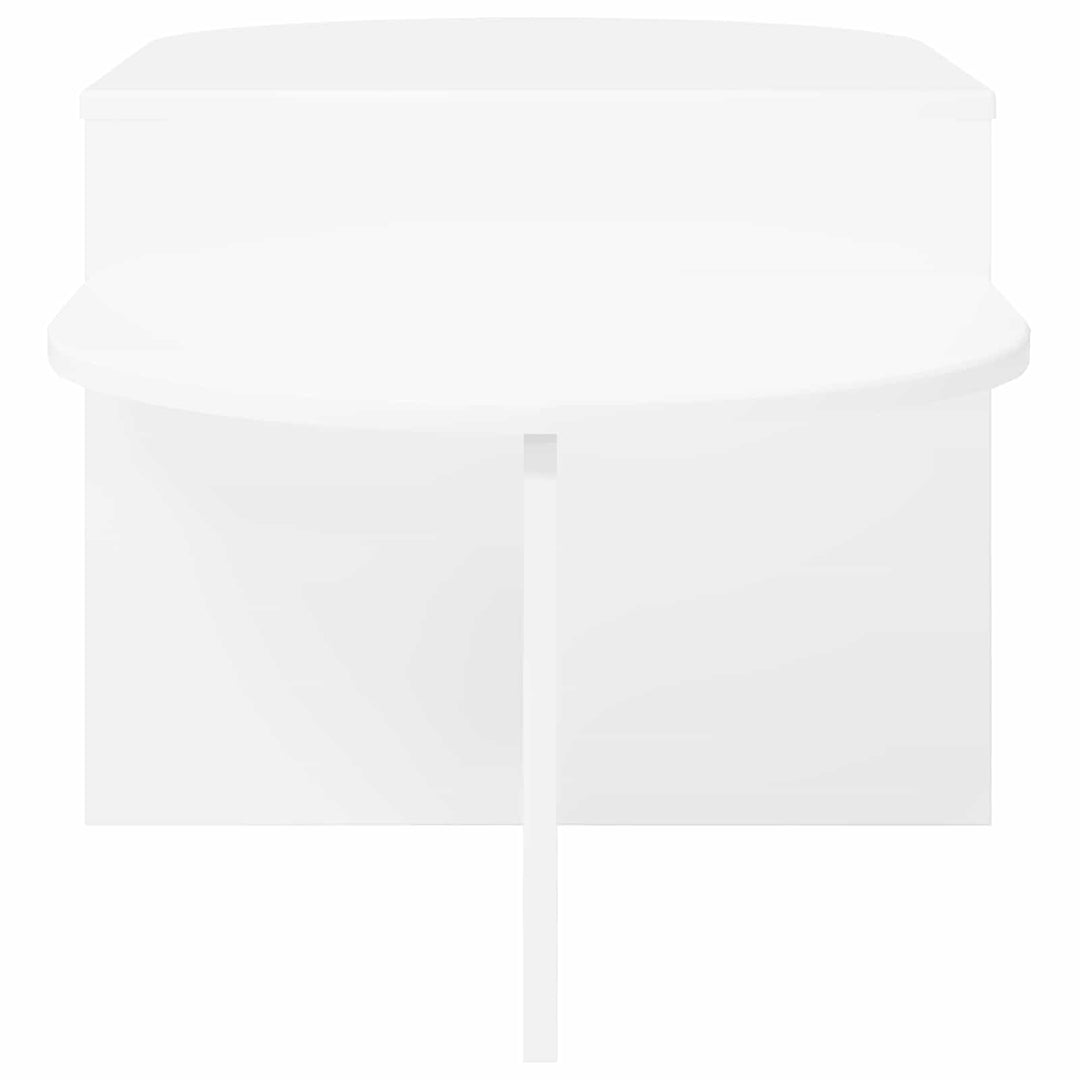 Sofabord Hvid 100 x 50 x 40 cm Konstrueret træ