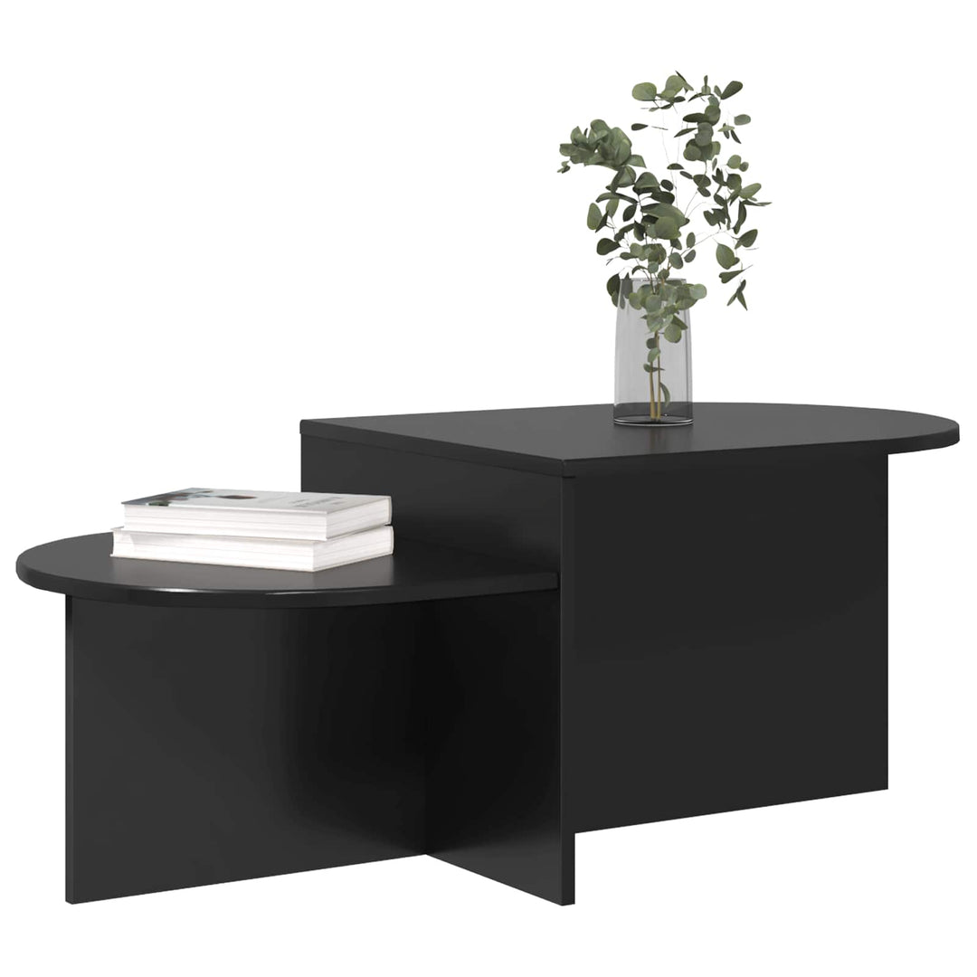 Sofabord Sort eg 100 x 50 x 40 cm Konstrueret træ