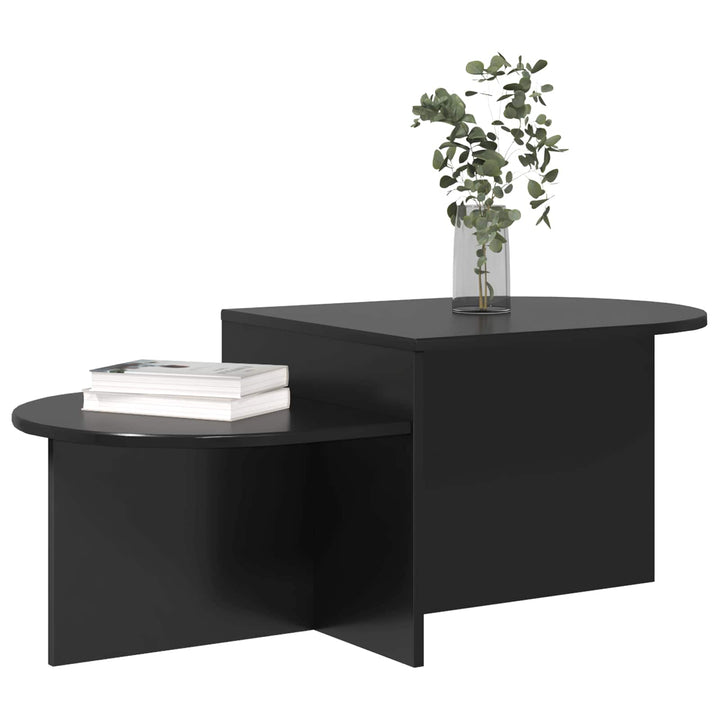 Sofabord Sort eg 100 x 50 x 40 cm Konstrueret træ