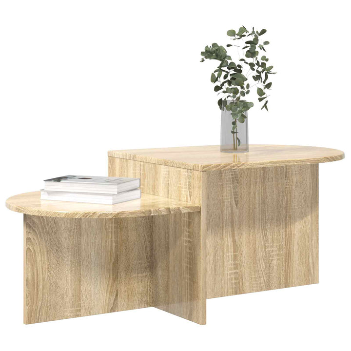 Sofabord Sonoma-eg 100 x 50 x 40 cm Konstrueret træ