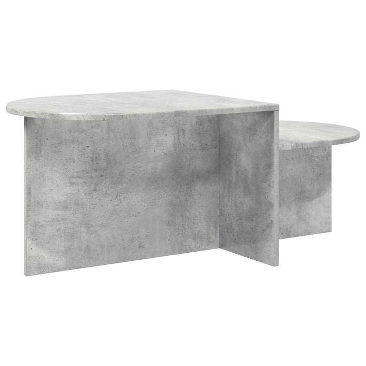 Sofabord Betongrå 100 x 50 x 40 cm Konstrueret træ