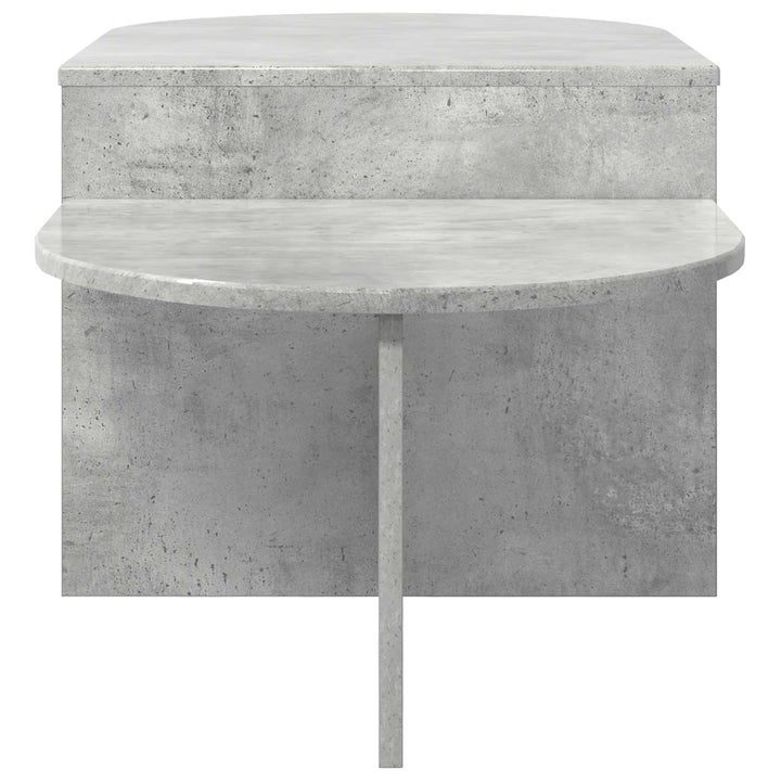 Sofabord Betongrå 100 x 50 x 40 cm Konstrueret træ
