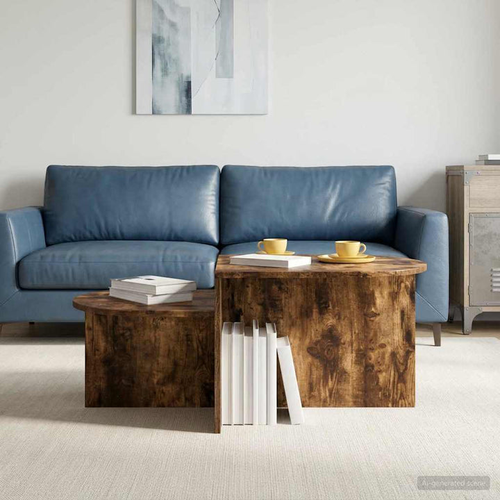 Sofabord Røget eg 100 x 50 x 40 cm Konstrueret træ