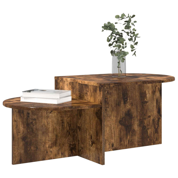 Sofabord Røget eg 100 x 50 x 40 cm Konstrueret træ