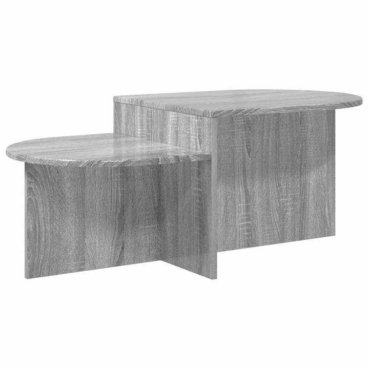 Sofabord Grå sonoma-eg 100 x 50 x 40 cm Konstrueret træ
