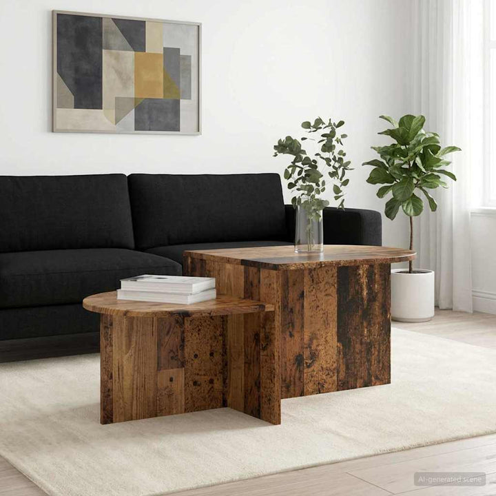 Sofabord Gammelt træ 100 x 50 x 40 cm Konstrueret træ