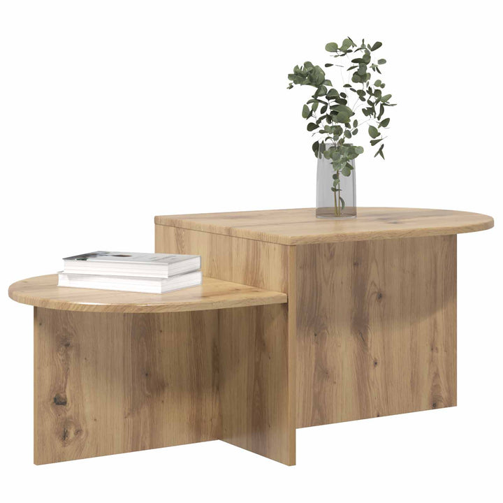 Sofabord Artisan-eg 100 x 50 x 40 cm Konstrueret træ