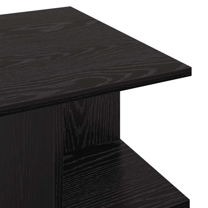 Sofabord Sort eg 87 x 50 x 45 cm Konstrueret træ