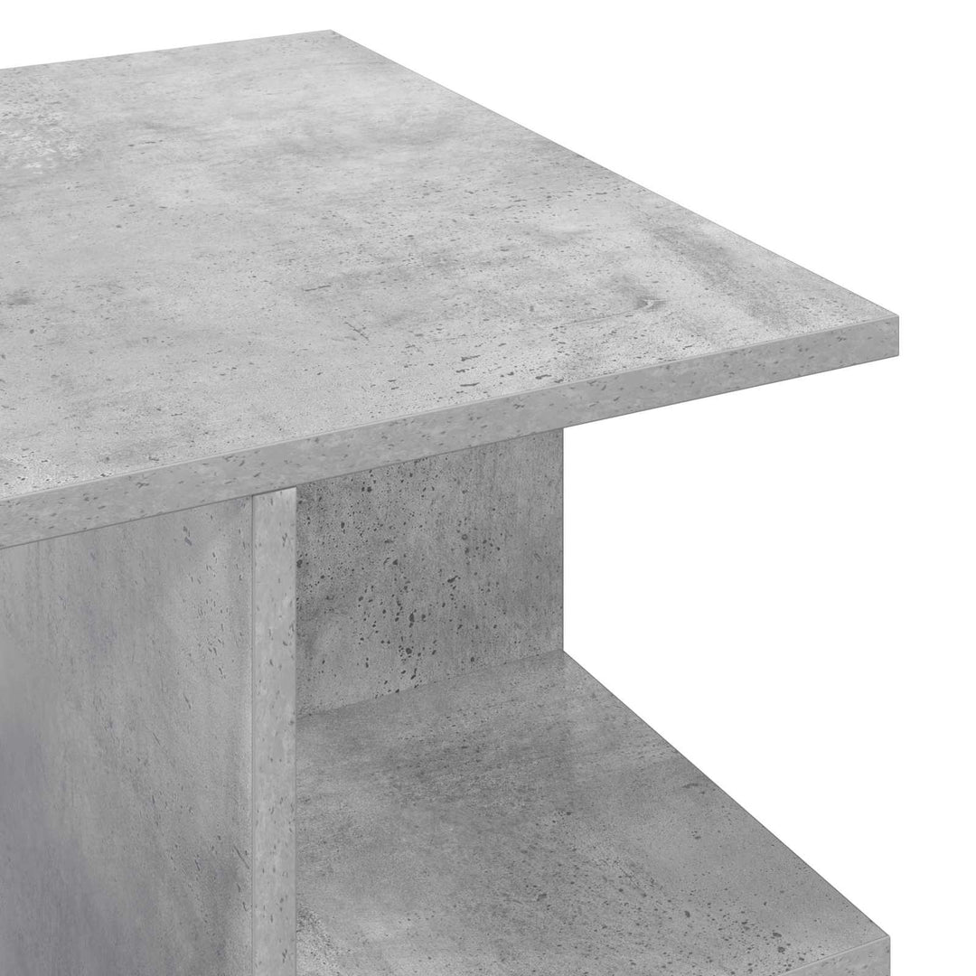 Sofabord Betongrå 87 x 50 x 45 cm Konstrueret træ