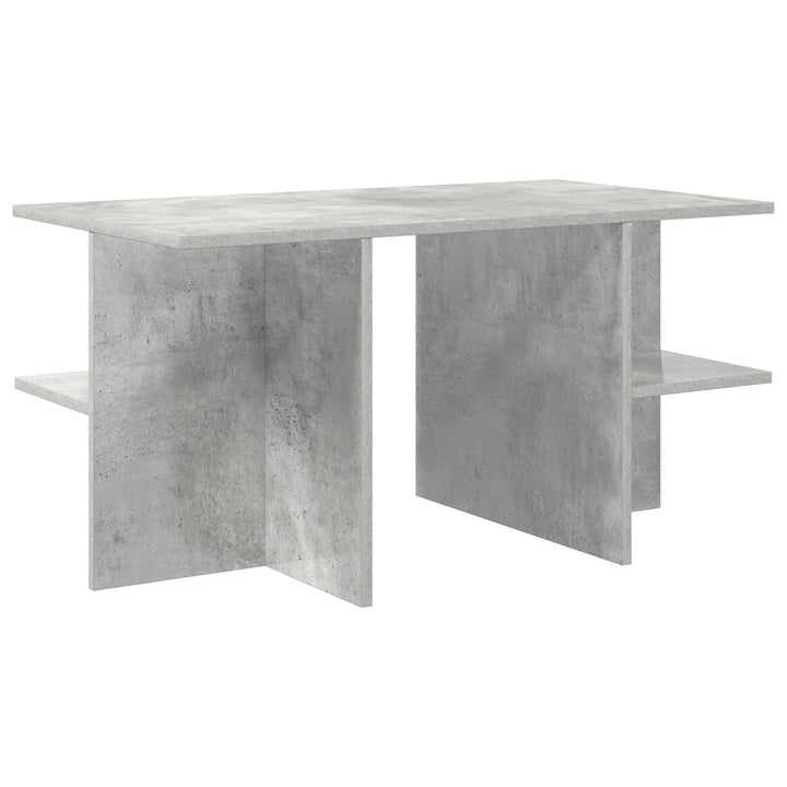 Sofabord Betongrå 87 x 50 x 45 cm Konstrueret træ