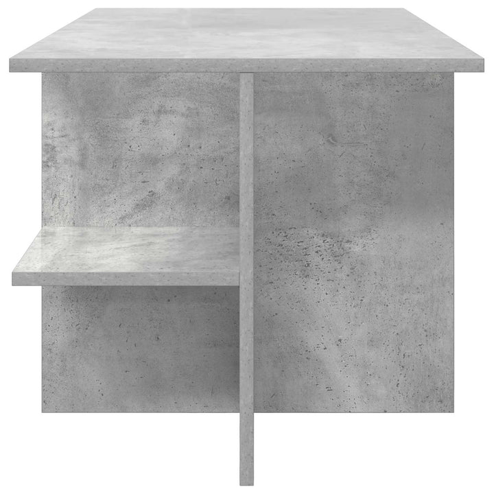 Sofabord Betongrå 87 x 50 x 45 cm Konstrueret træ