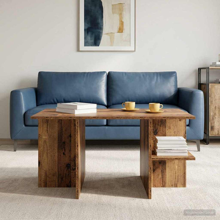 Sofabord Gammelt træ 87 x 50 x 45 cm Konstrueret træ