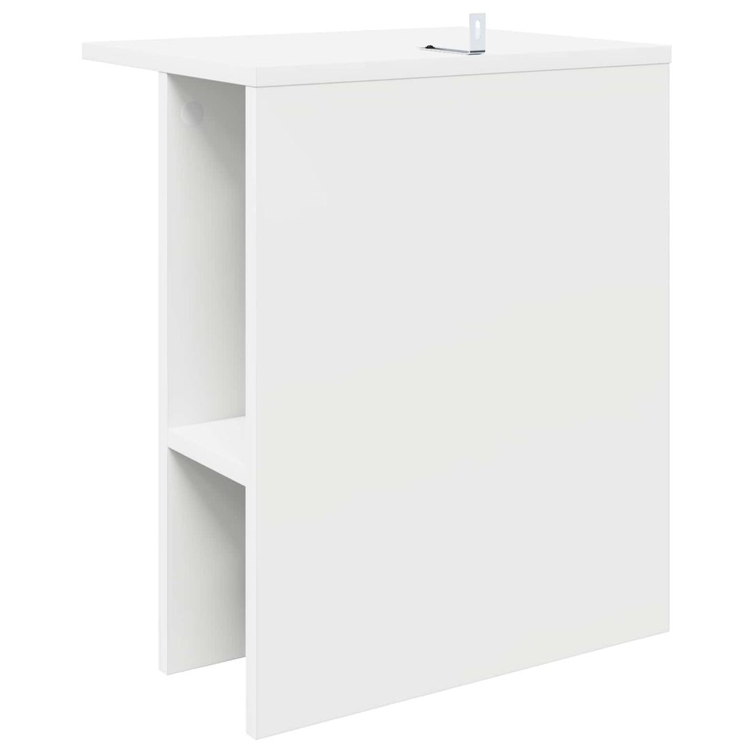 Sofabord 2 pcs Hvid 40 x 30 x 49 cm Konstrueret træ