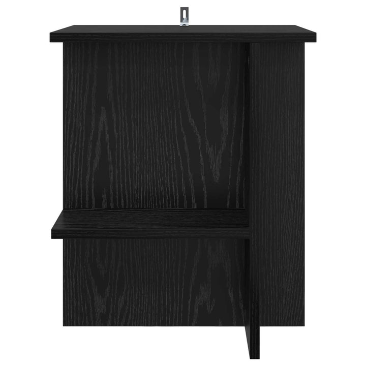 Sofabord 2 stk. Sort eg 40 x 30 x 49 cm Konstrueret træ