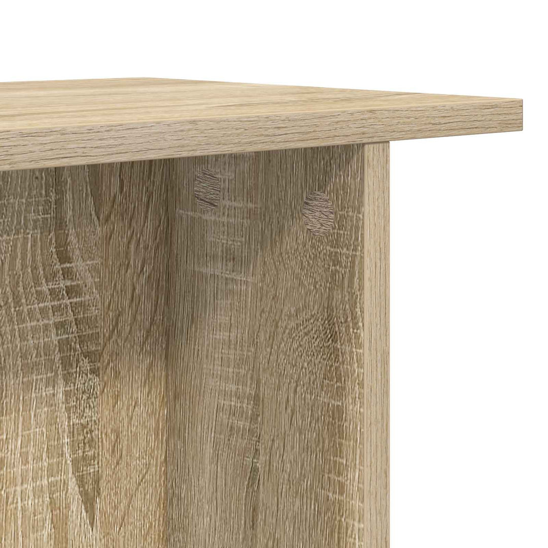 Sofabord 2 pcs Sonoma-eg 40 x 30 x 49 cm Konstrueret træ
