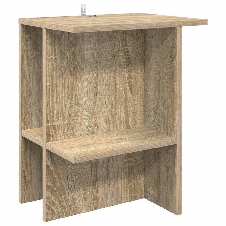 Sofabord 2 pcs Sonoma-eg 40 x 30 x 49 cm Konstrueret træ