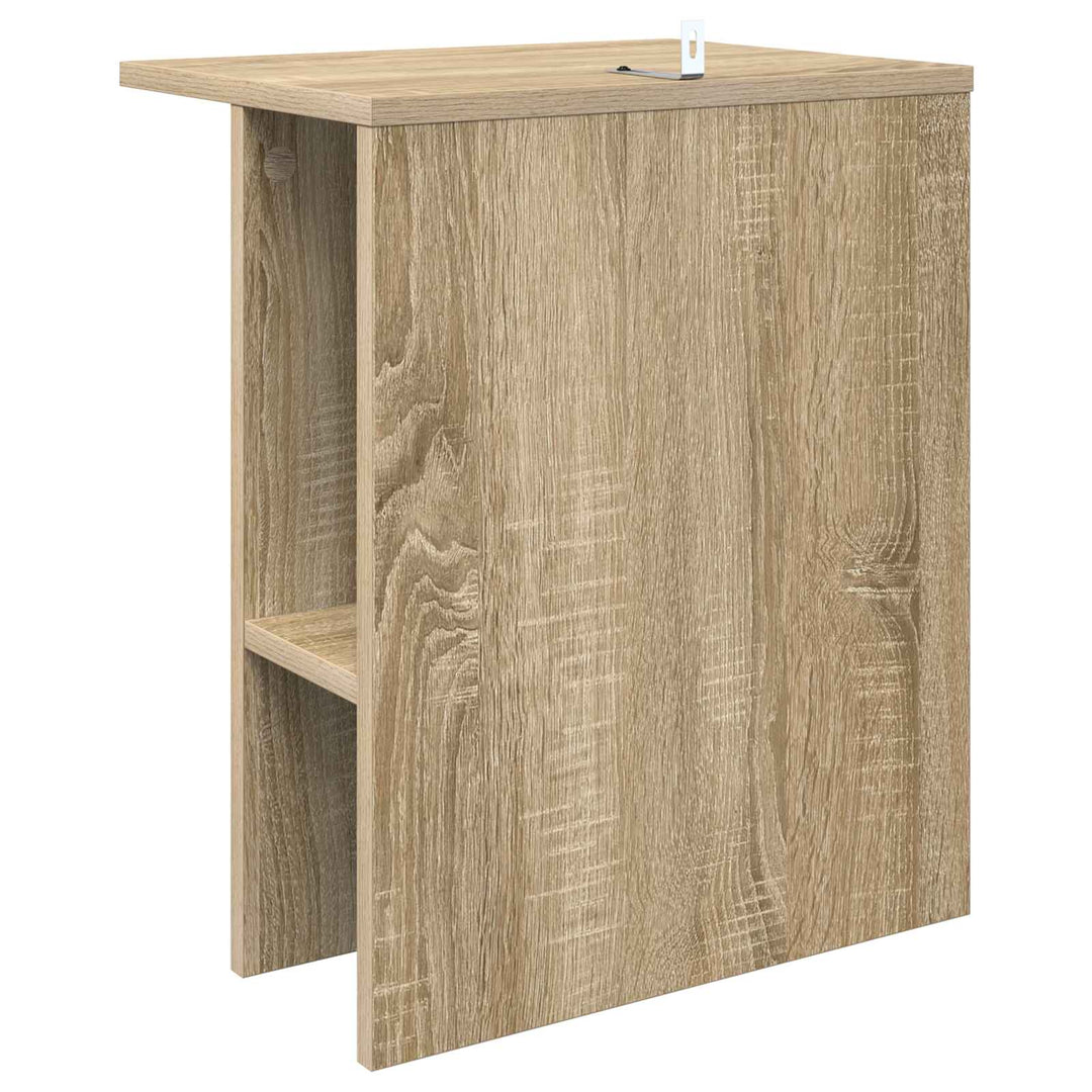 Sofabord 2 pcs Sonoma-eg 40 x 30 x 49 cm Konstrueret træ