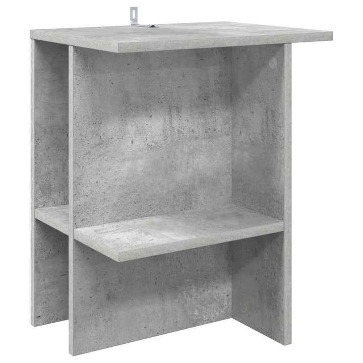Sofabord 2 stk. Betongrå 40 x 30 x 49 cm Konstrueret træ