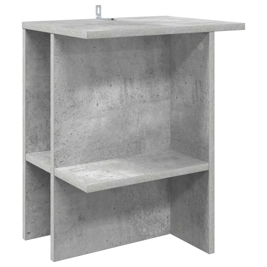 Sofabord 2 pcs Betongrå 40 x 30 x 49 cm Konstrueret træ