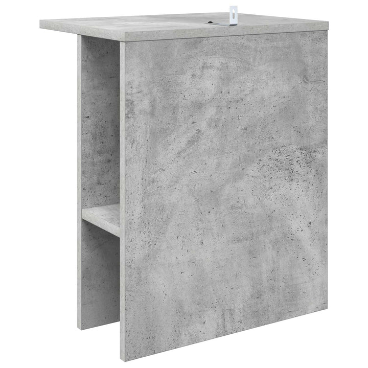 Sofabord 2 stk. Betongrå 40 x 30 x 49 cm Konstrueret træ