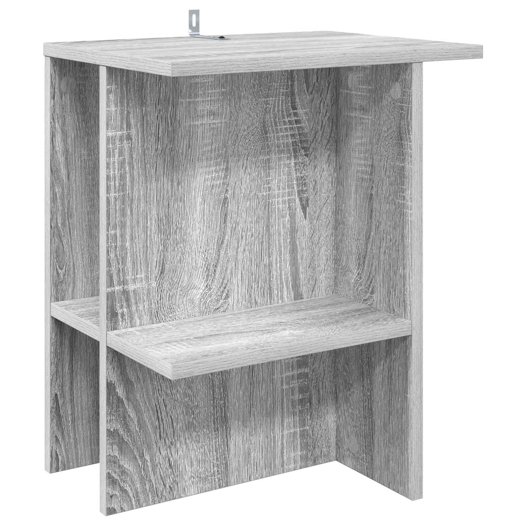 Sofabord 2 stk. Grå sonoma-eg 40 x 30 x 49 cm Konstrueret træ