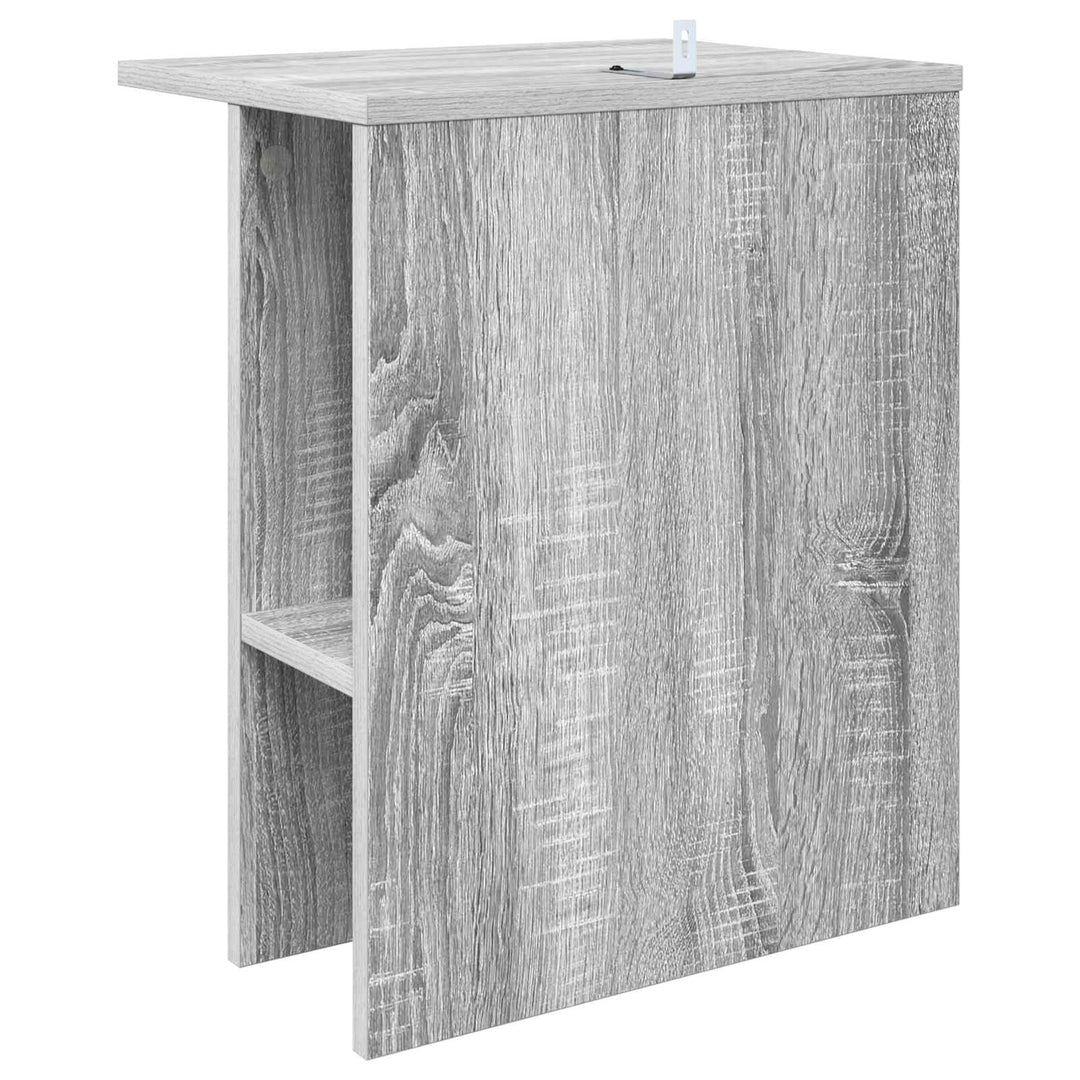 Sofabord 2 stk. Grå sonoma-eg 40 x 30 x 49 cm Konstrueret træ
