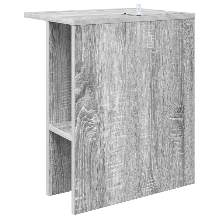 Sofabord 2 stk. Grå sonoma-eg 40 x 30 x 49 cm Konstrueret træ