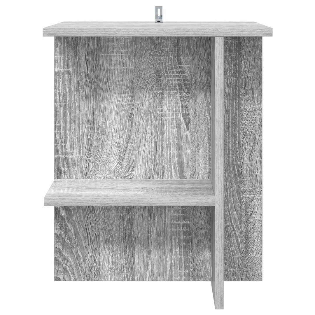 Sofabord 2 stk. Grå sonoma-eg 40 x 30 x 49 cm Konstrueret træ