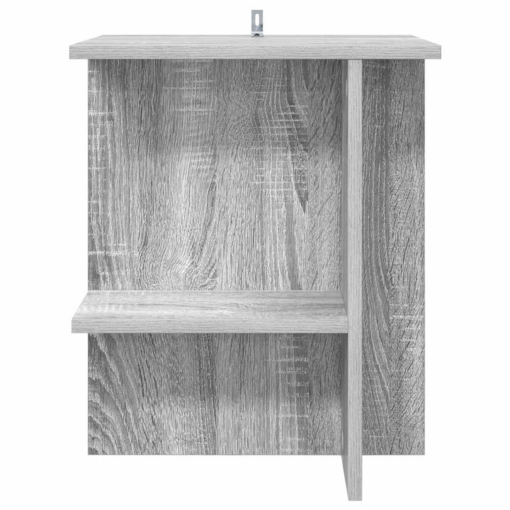 Sofabord 2 stk. Grå sonoma-eg 40 x 30 x 49 cm Konstrueret træ