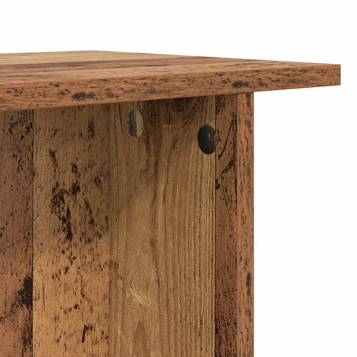 Sofabord 2 pcs Gammelt træ 40 x 30 x 49 cm Konstrueret træ