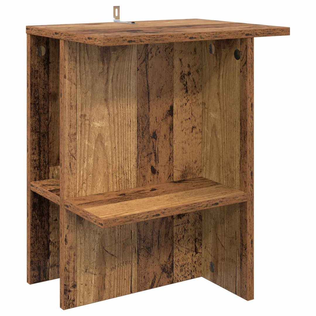 Sofabord 2 pcs Gammelt træ 40 x 30 x 49 cm Konstrueret træ