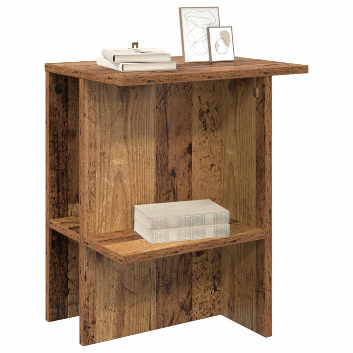Sofabord 2 pcs Gammelt træ 40 x 30 x 49 cm Konstrueret træ