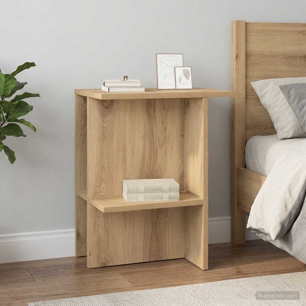 Sofabord 2 pcs Artisan-eg 40 x 30 x 49 cm Konstrueret træ
