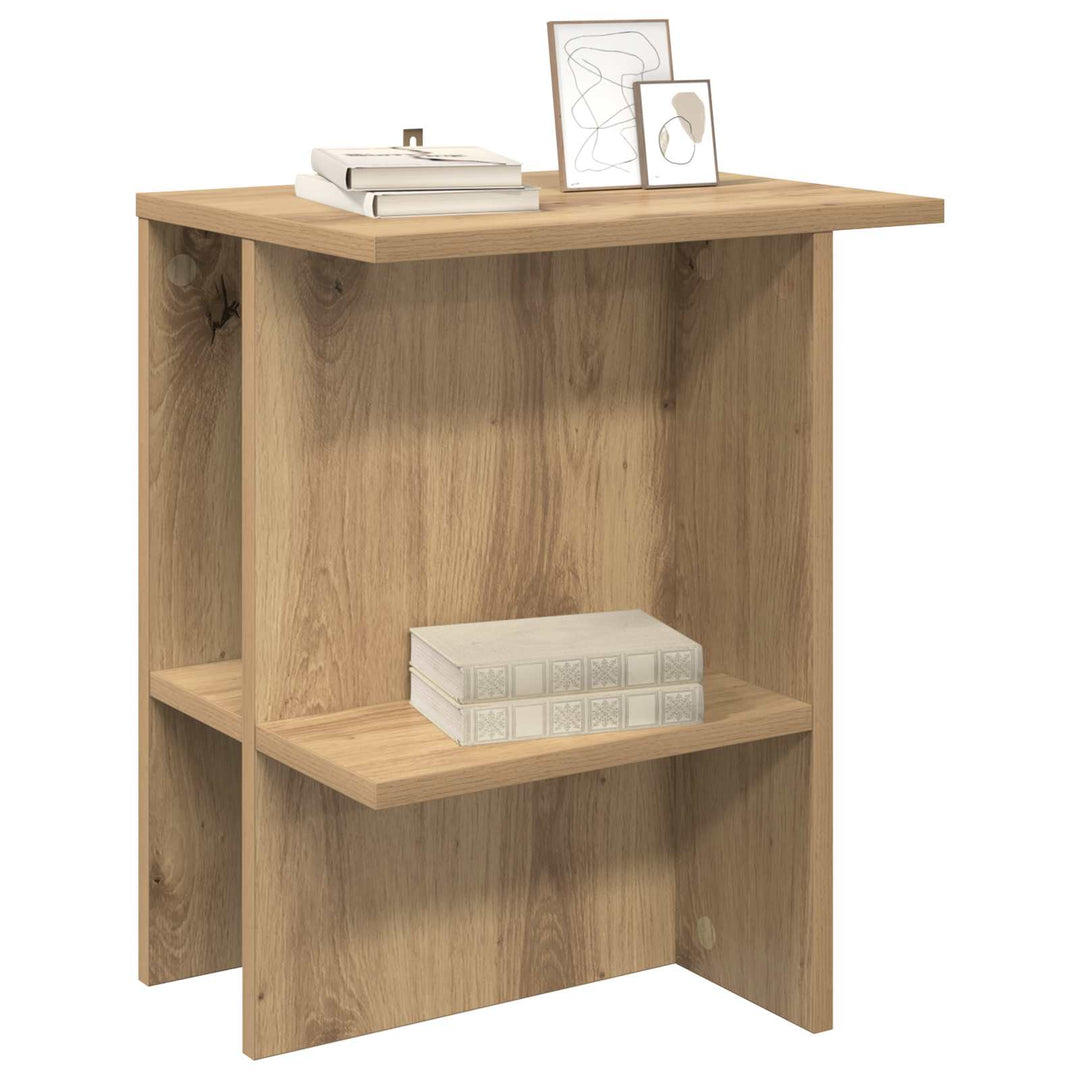 Sofabord 2 pcs Artisan-eg 40 x 30 x 49 cm Konstrueret træ