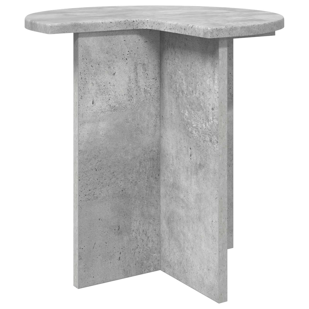 Sidebord med opbevaring Betongrå Ø 39 x 38 cm Konstrueret træ