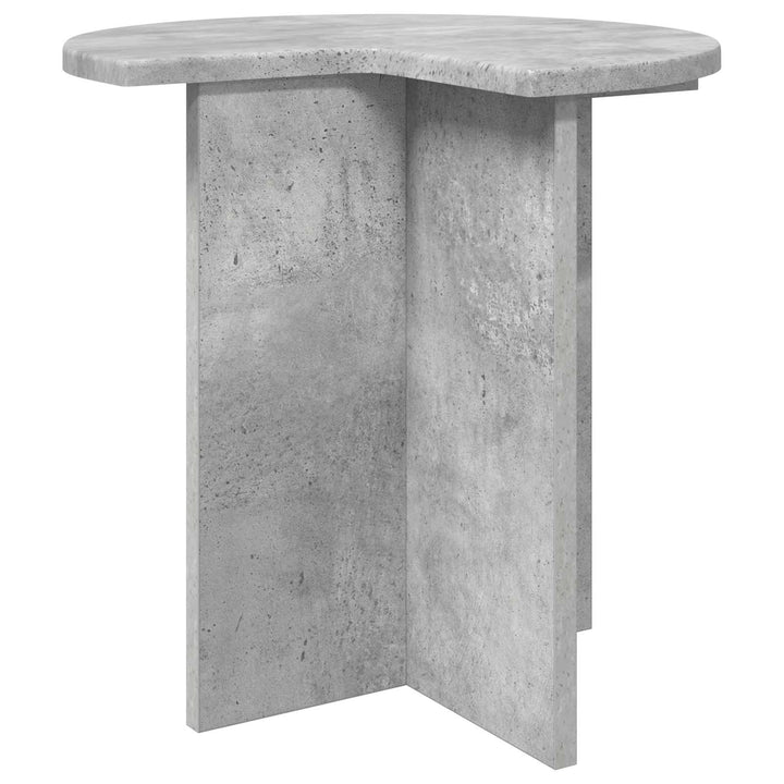 Sidebord med opbevaring Betongrå Ø 39 x 38 cm Konstrueret træ