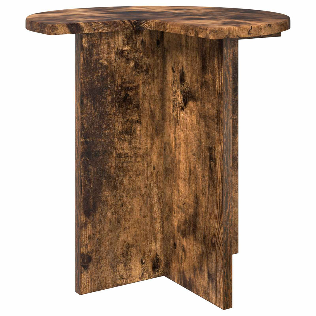 Sidebord 2 pcs Røget eg Ø 39 x 38 cm Konstrueret træ
