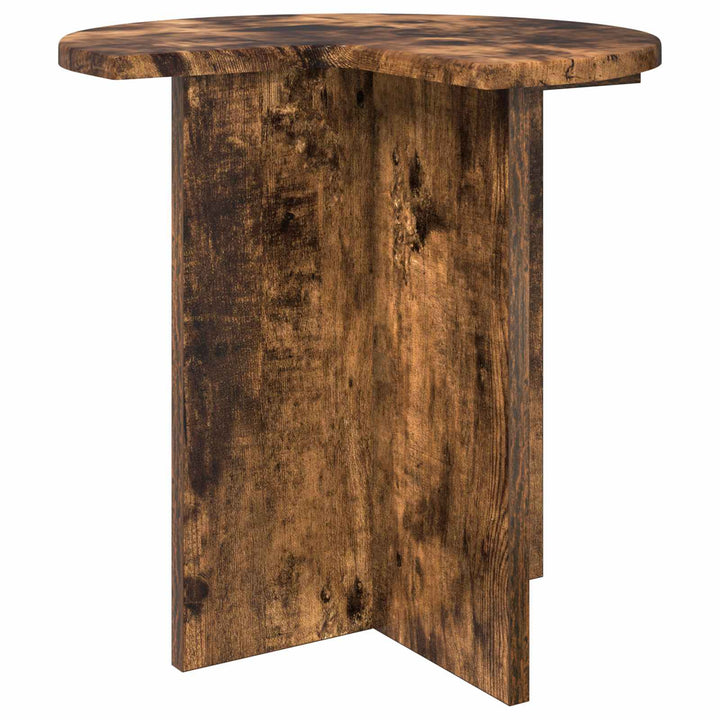 Sidebord 2 pcs Røget eg Ø 39 x 38 cm Konstrueret træ