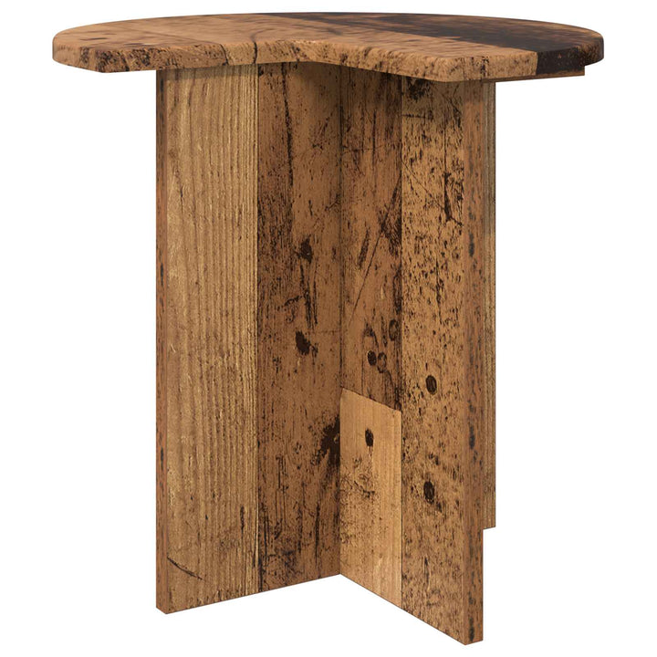 Sidebord Gammelt træ Ø 39 x 38 cm Konstrueret træ