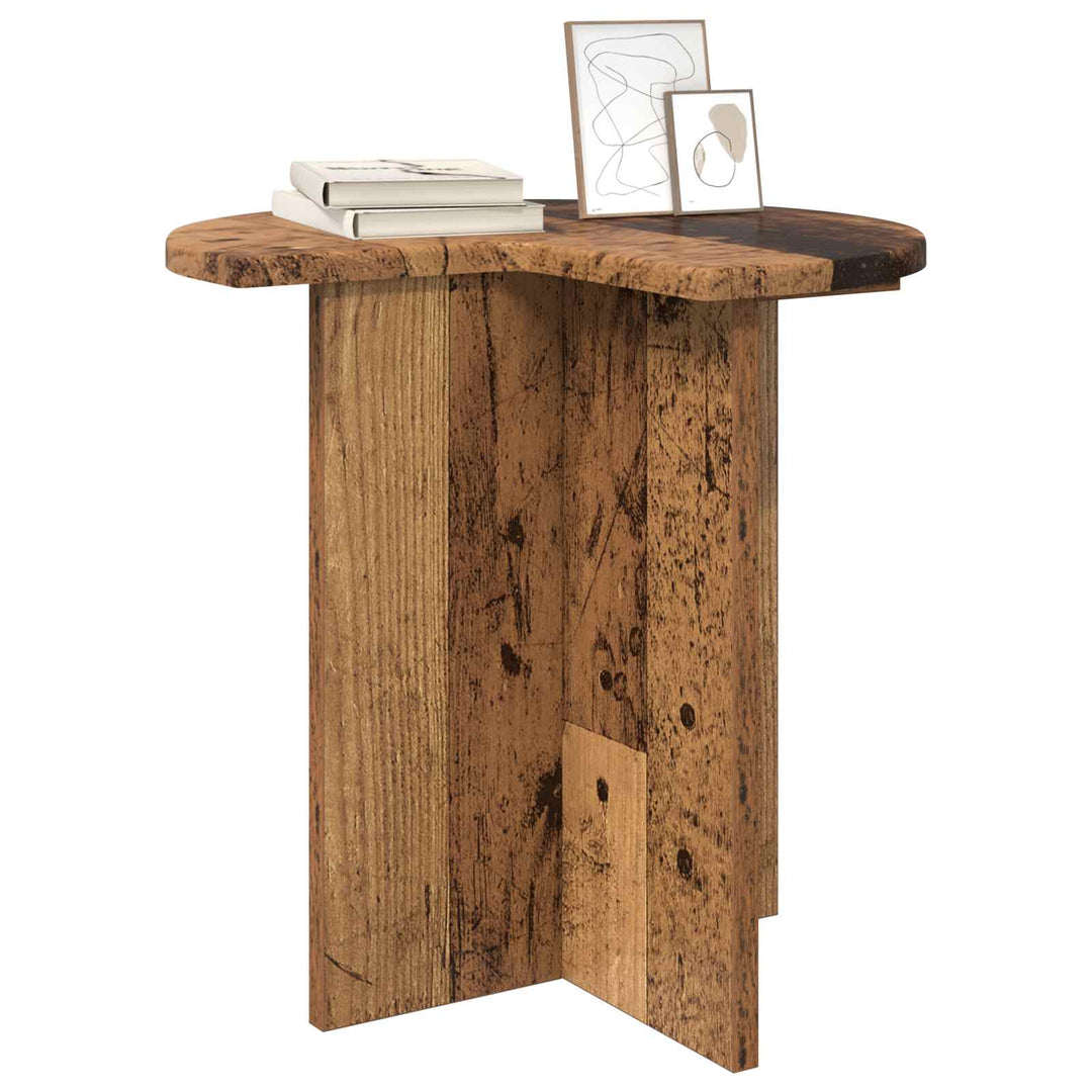 Sidebord Gammelt træ Ø 39 x 38 cm Konstrueret træ