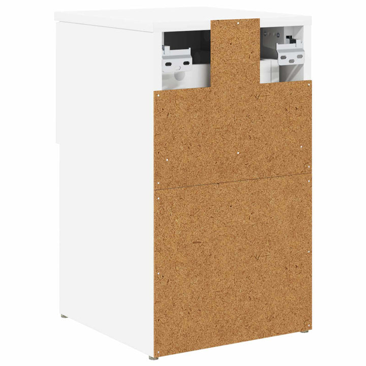 Sengeskab 2 pcs Hvid 29 x 31,5 x 49 cm Konstrueret træ