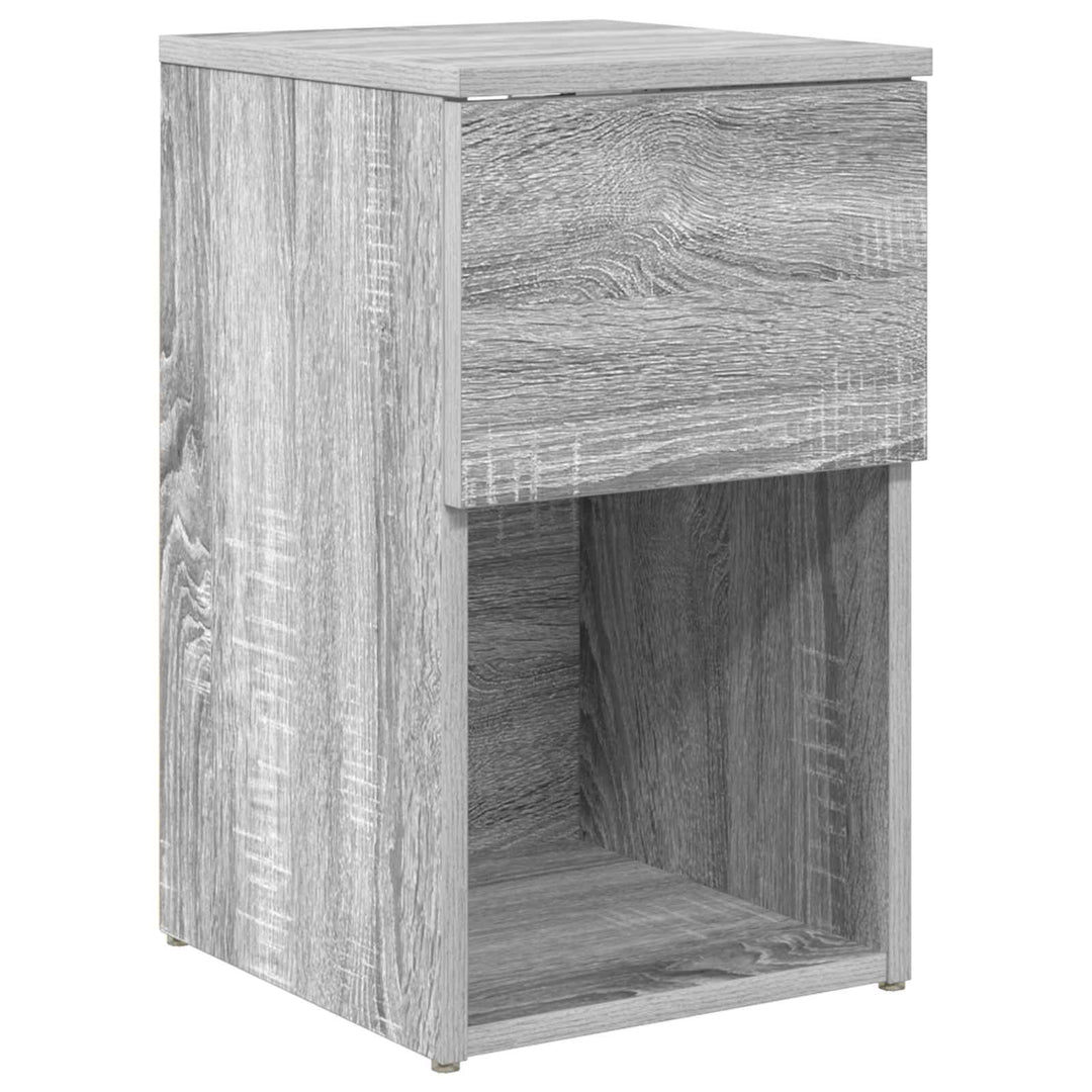 Sengeskab Grå sonoma-eg 29 x 31,5 x 49 cm Konstrueret træ